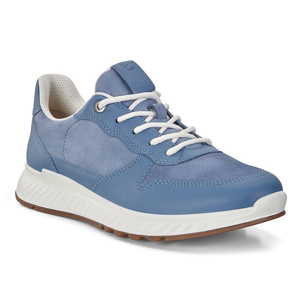 Baskets Ecco St.1 Femme Bleu 0843-GCQXA